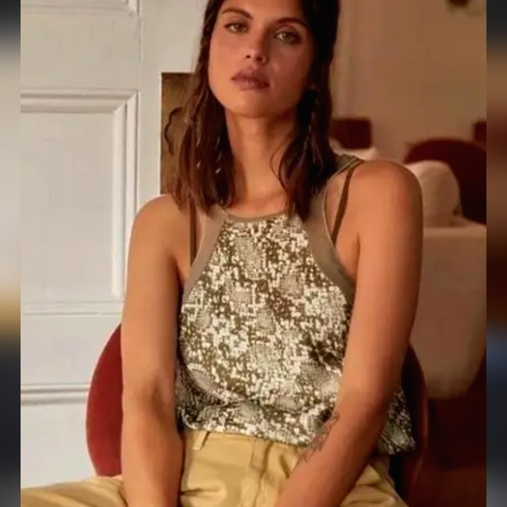 NWOT- Free People Intimately Nights Out High-Neck Bodysuit